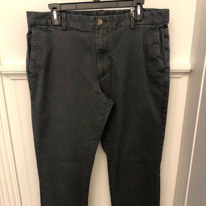Vineyard Vines Mens Breaker Pants Chinos Gray size 36x34